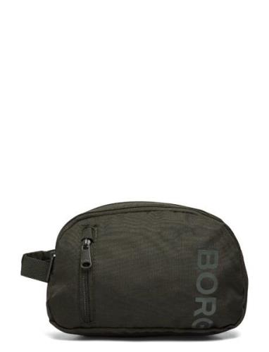 Core Wash Bag Standing Toalettveske Khaki Green Björn Borg