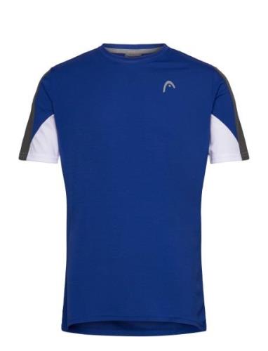 Club 22 Tech T-Shirt Men Sport T-shirts Short-sleeved Blue Head