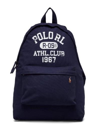 Canvas Backpack Ryggsekk Veske Navy Polo Ralph Lauren