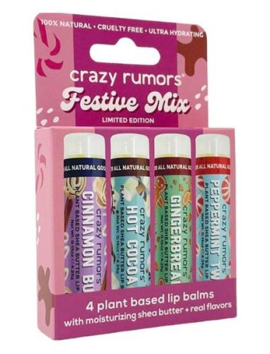 Crazy Rumors Festive Mix 4-Pack Leppebehandling Nude Crazy Rumors