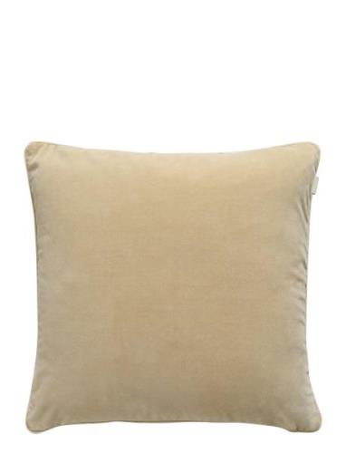 Velvet Cushion Home Textiles Cushions & Blankets Cushions Beige GANT