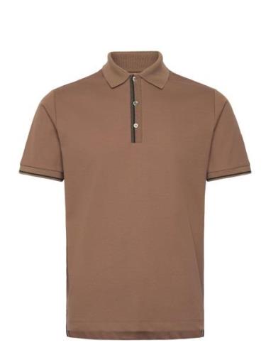 Mmgharvey Polo Ss Tee Tops Polos Short-sleeved Brown Mos Mosh Gallery