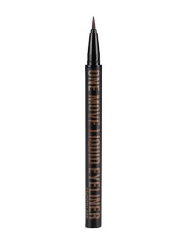 Inglot Move Liquid Eyeliner Chocolate 02 Eyeliner Sminke Brown INGLOT