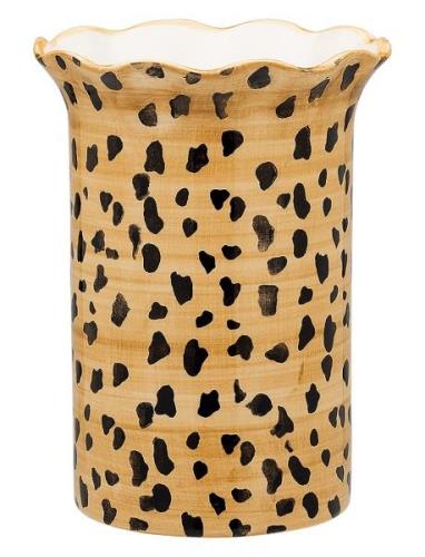 Leopard Vase Home Decoration Vases Small Vases Brown Anna + Nina